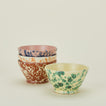 Splatter small bowls in various colors