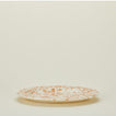 Ivory and tan oval platter