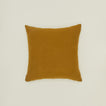 Simple linen pillow in bronze