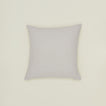 Simple linen pillow in light grey