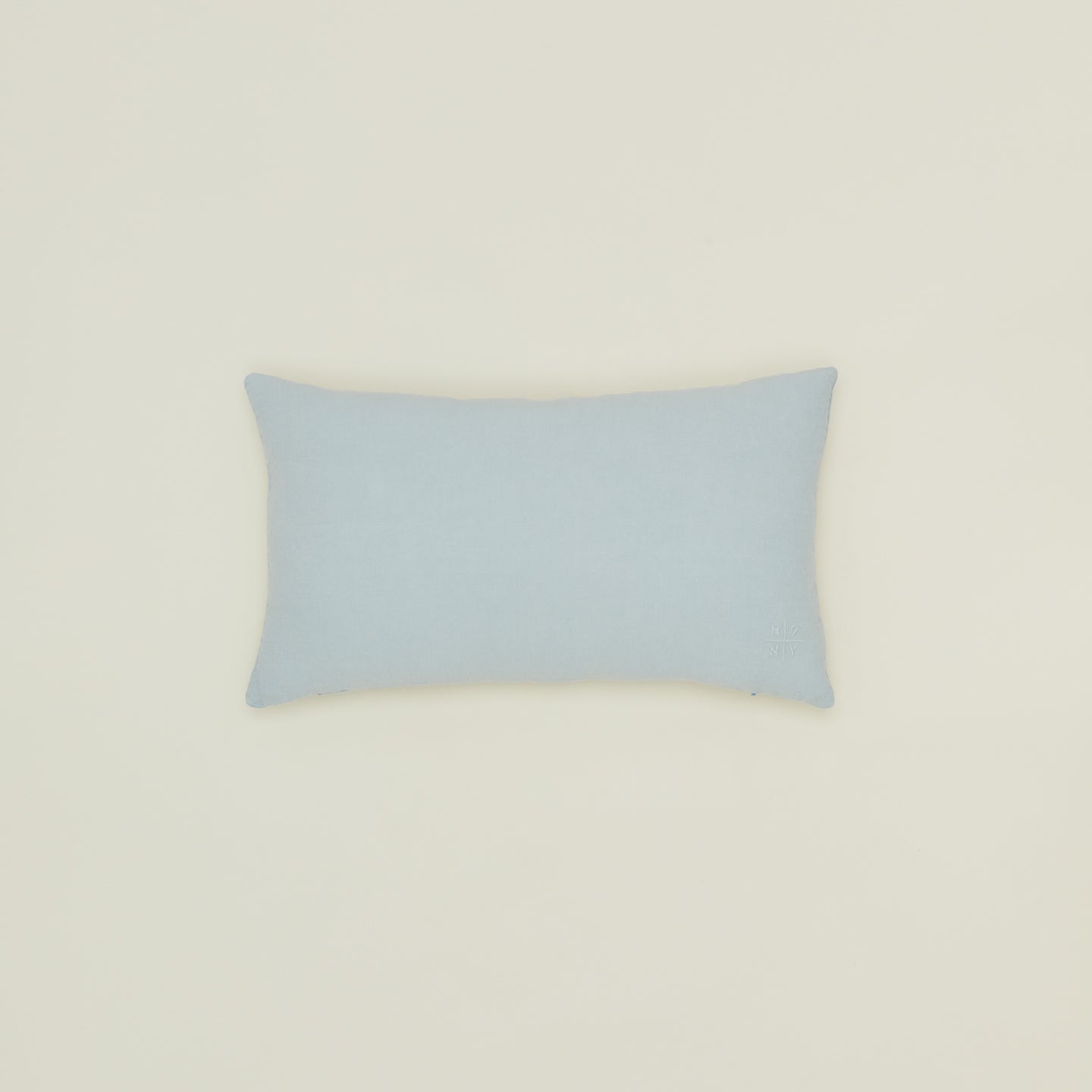 Simple linen pillow in sky