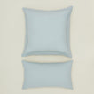 Simple linen pillow in sky