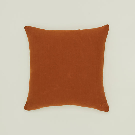 Simple Linen 22x22 Pillow - Terracotta