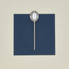 Simple Metal Slotted Spoon - Silver