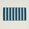 Simple Striped Terry Bath Mat - Sky/Peacock