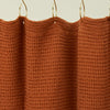 Simple Waffle Shower Curtain - Terracotta