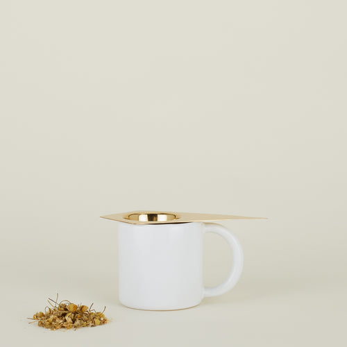 Brass tea strainer