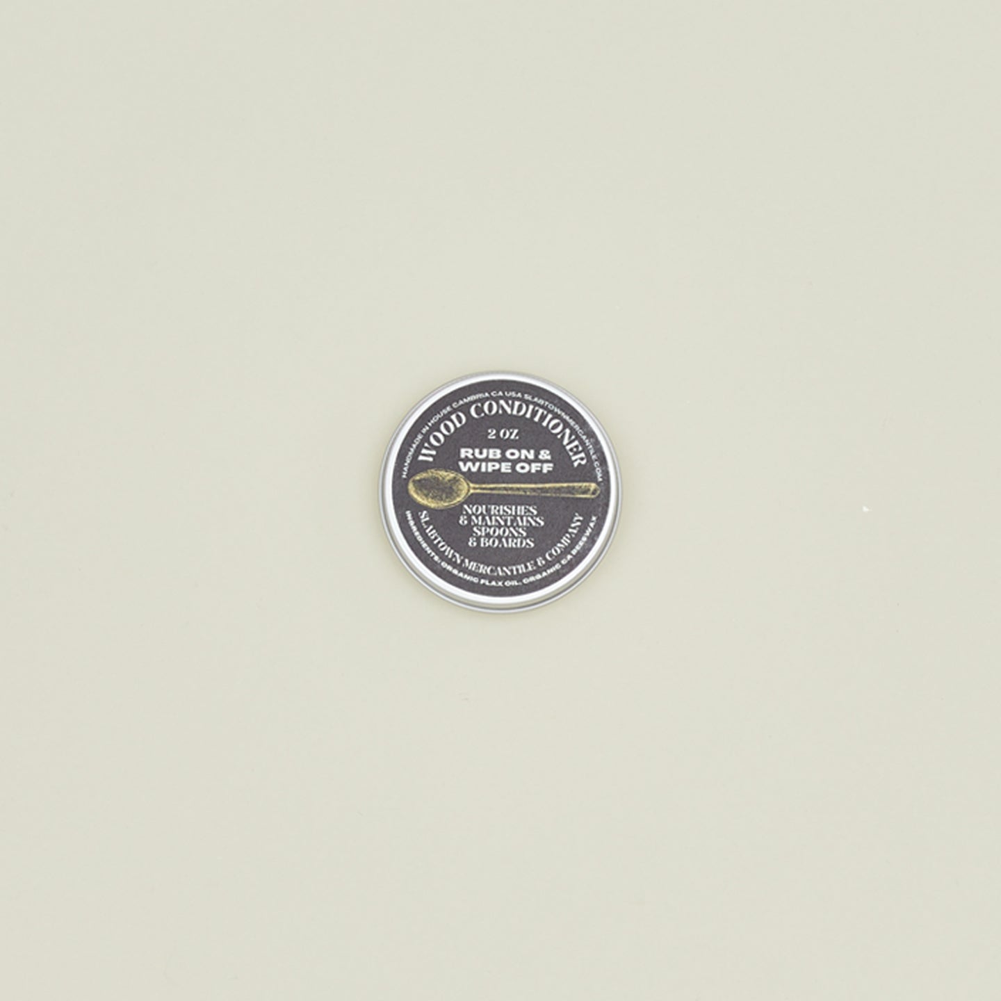 Food grade wood conditioner top view