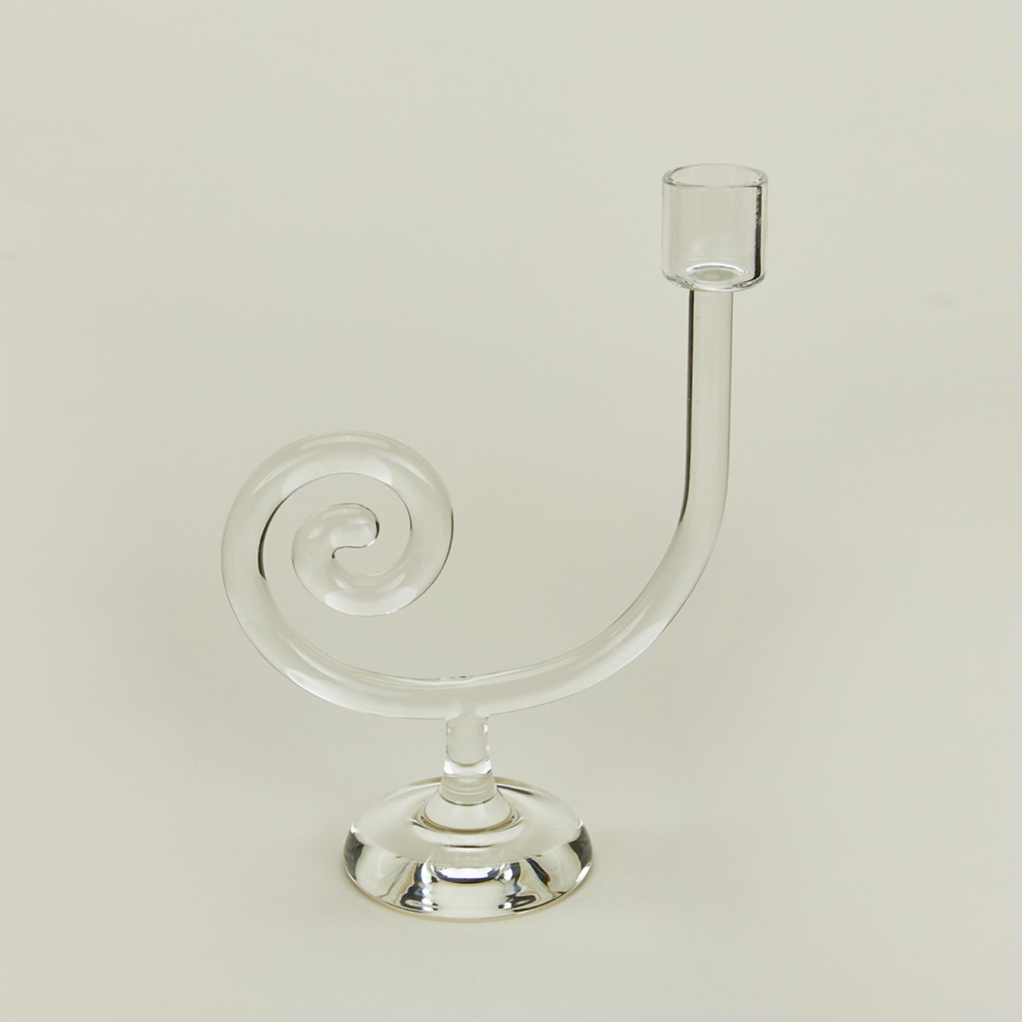 Single Stem Spiral Candle Holder