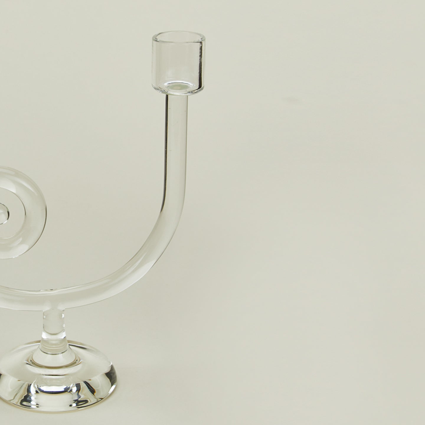 Single Stem Spiral Candle Holder