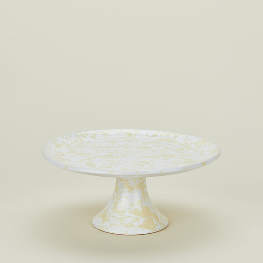 Splatter Cake Stand - White/Ivory