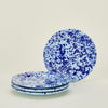 Splatter Salad Plate, Set of 4 - Sky/Cobalt