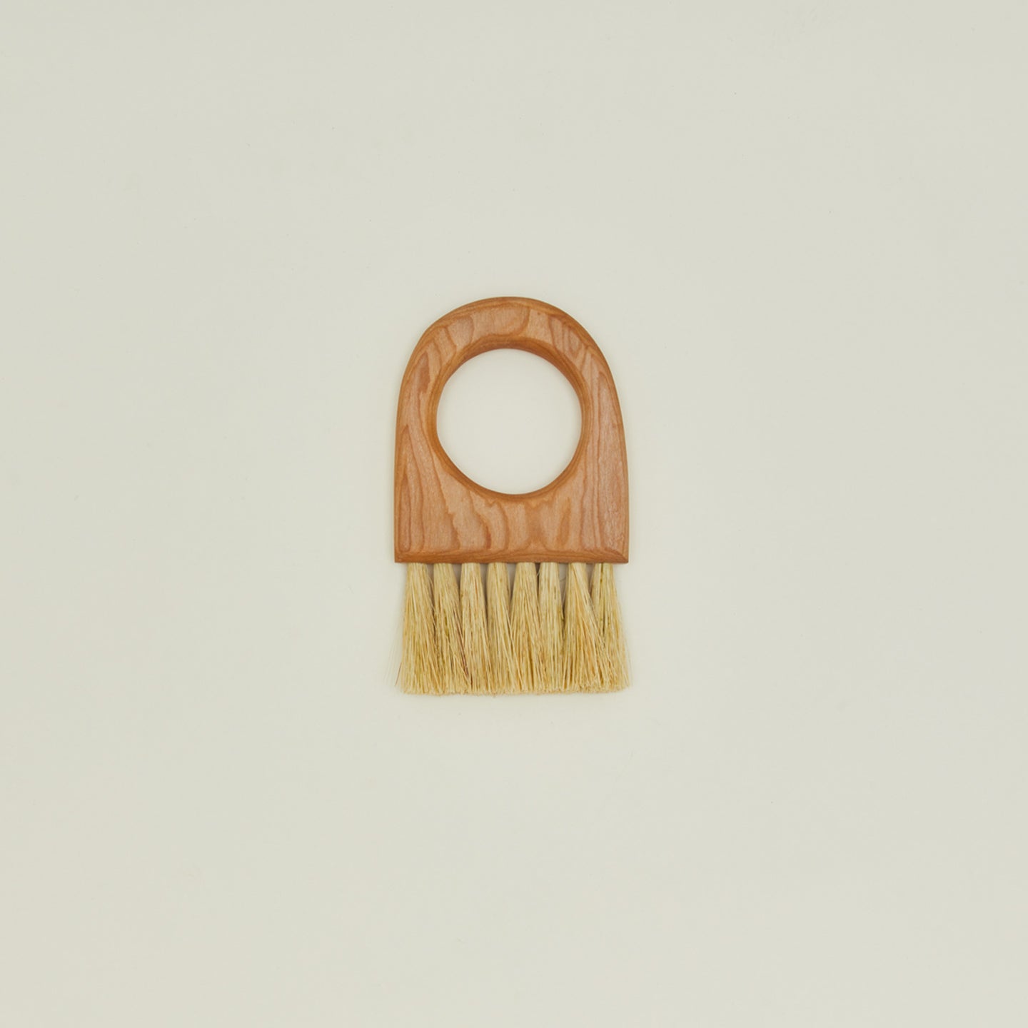 Overhead view of cherry brush