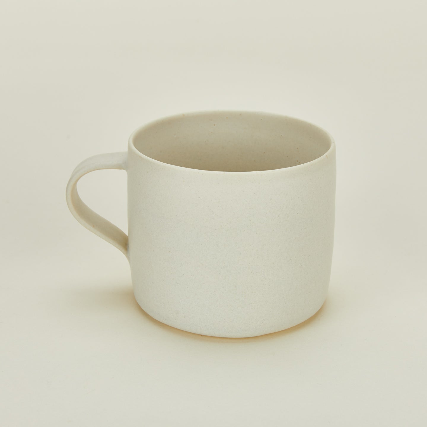 Close up view of Tracie Hervy hand thrown mug