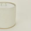 Detailed view of Tracie Hervey wide lidded jar