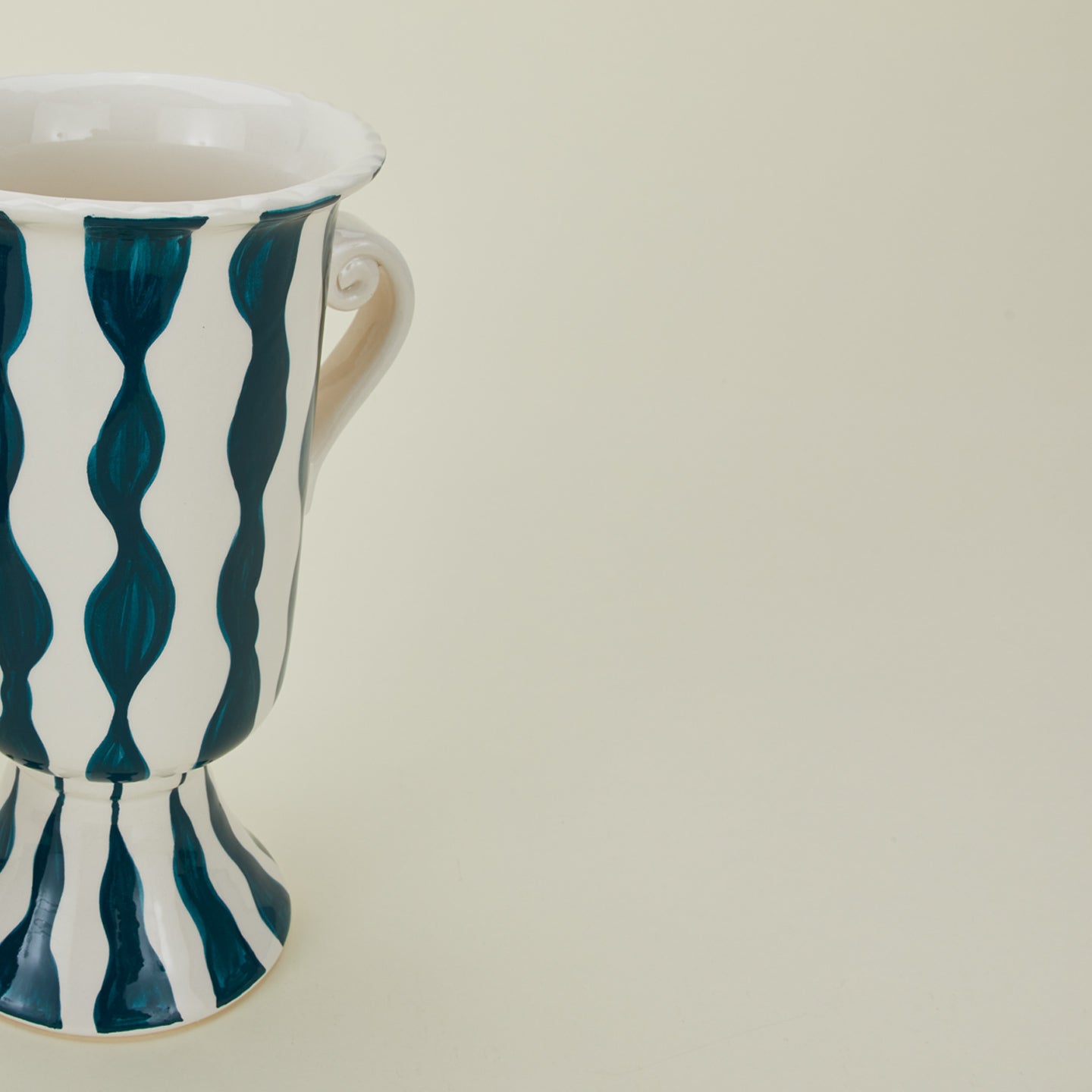 Copacabana Vase - Blue Squiggle