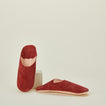 Handmade Suede Slippers in Cinnamon
