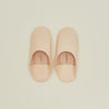 Handmade Leather Slippers - Nude