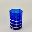 Close up of Twiddle Tumbler in Cobalt.