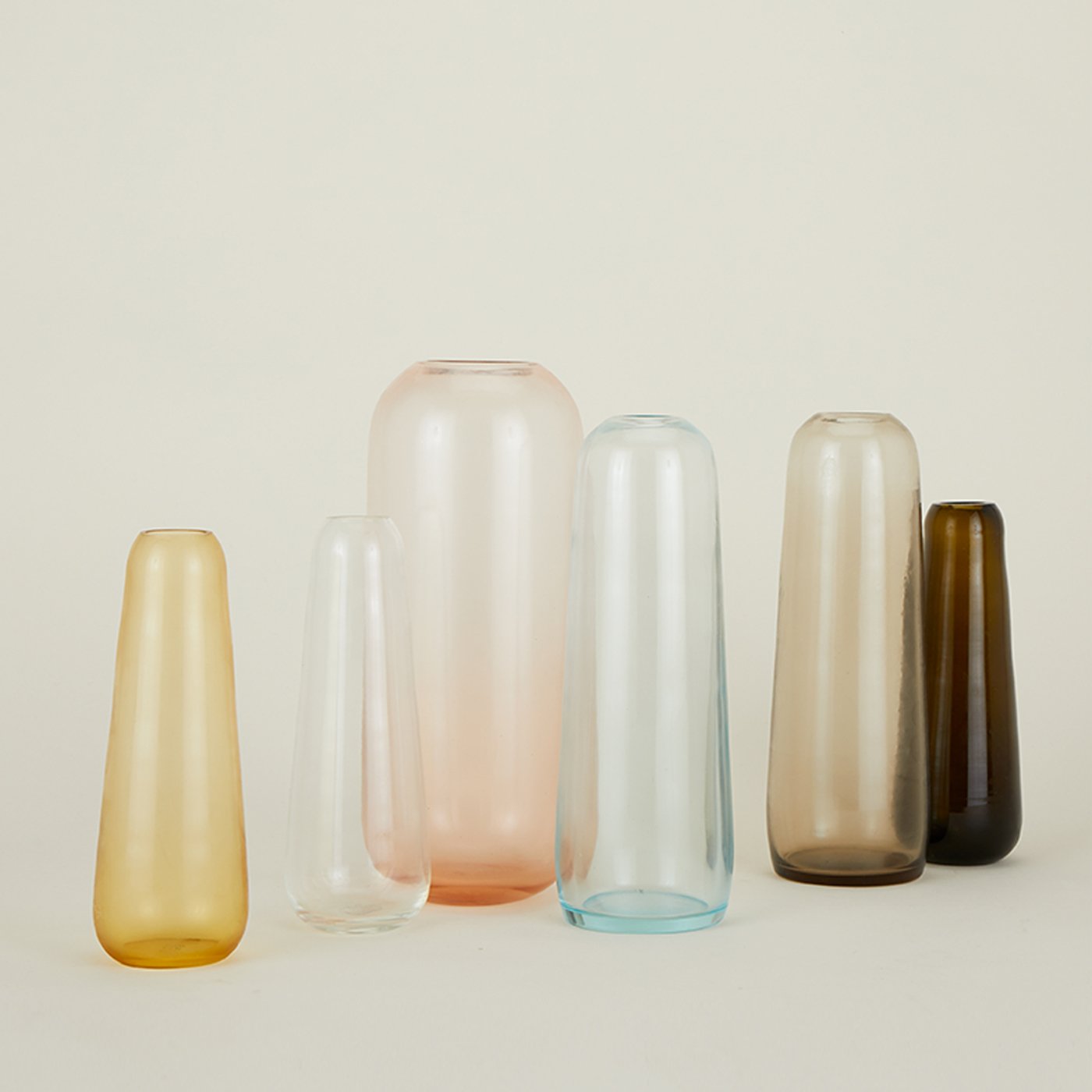 Aurora Slim Drop Vase - Blush