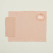 Essential Dinner Napkin and Placemat in Blush