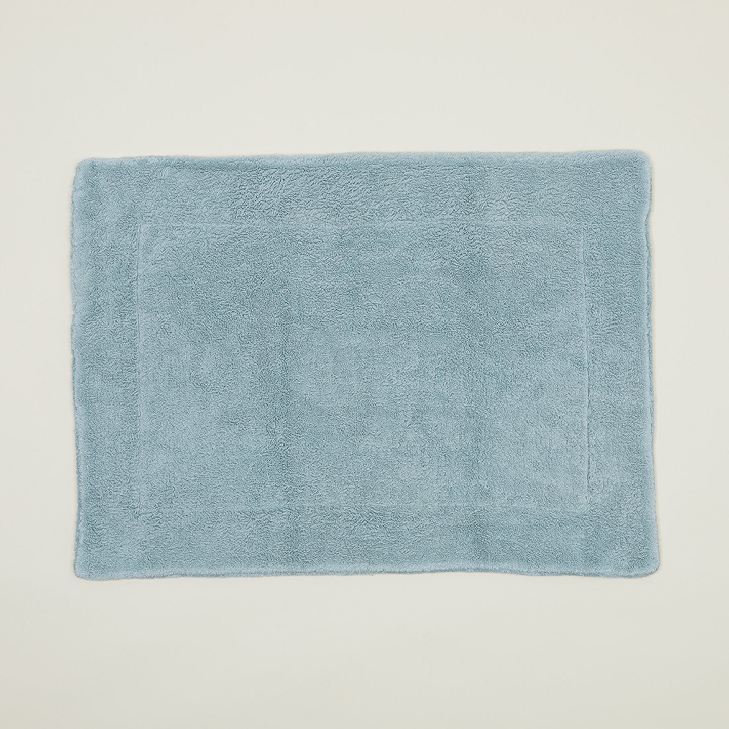 Simple Terry Bath Mat - Sky
