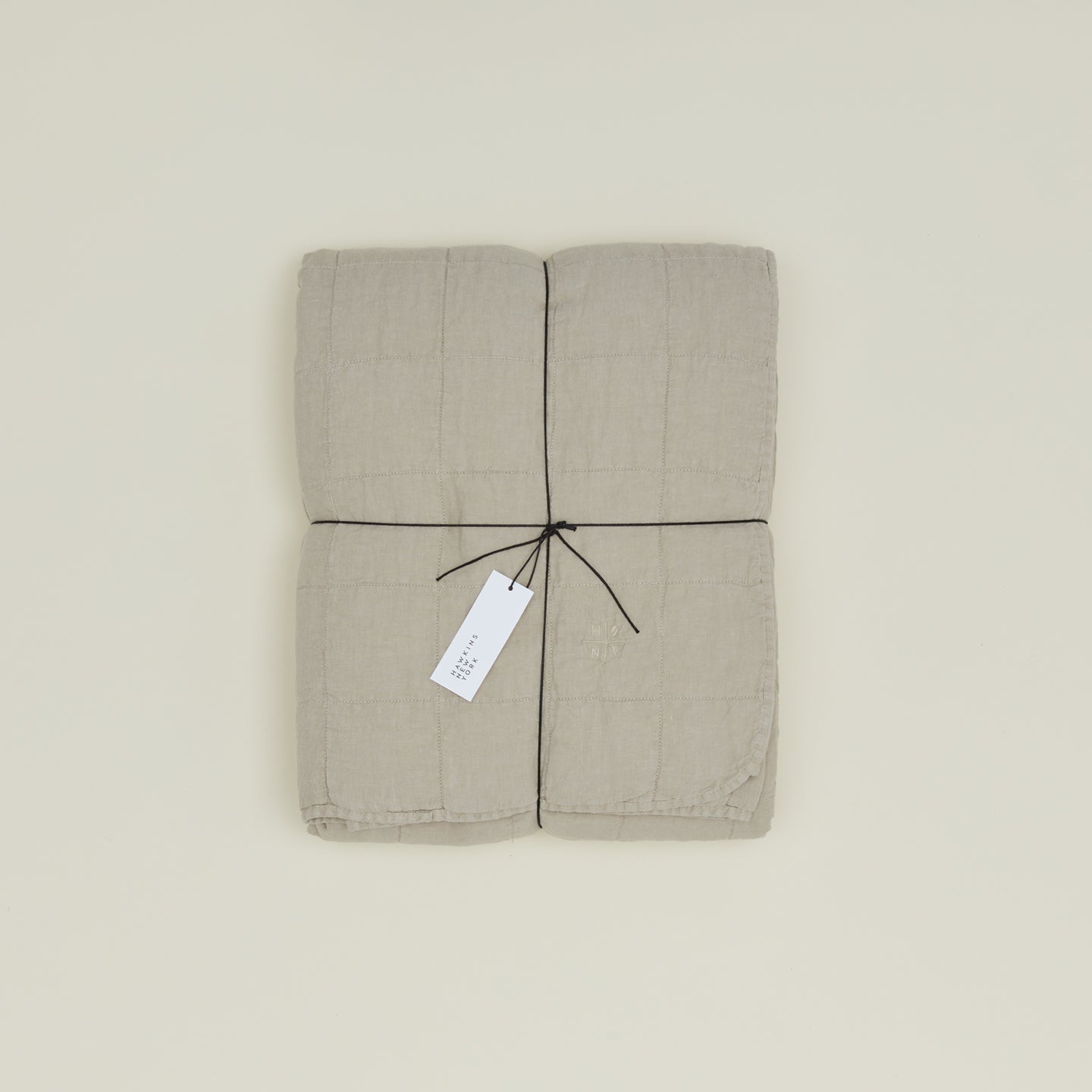 Simple Linen Quilt - Flax