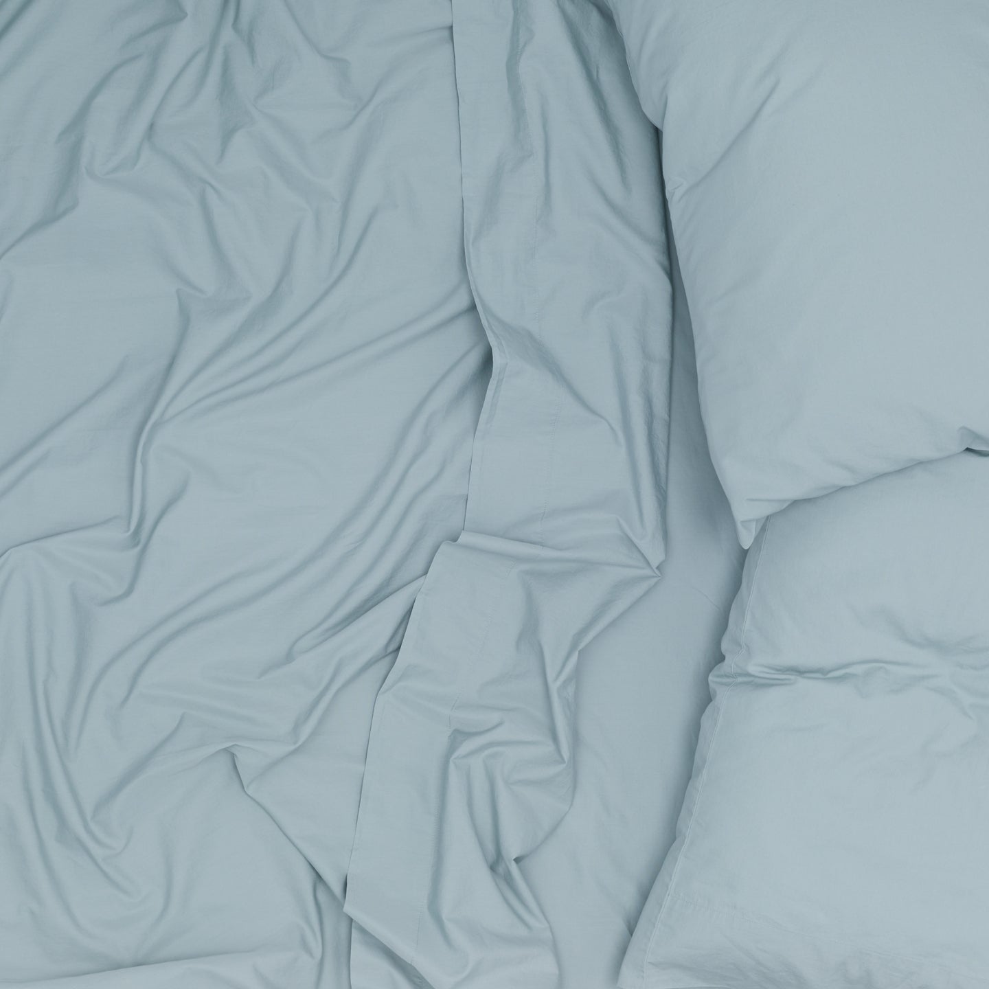 Essential Percale Pillowcases, Set of 2 - Sky