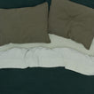 Simple Linen Duvet - Sage