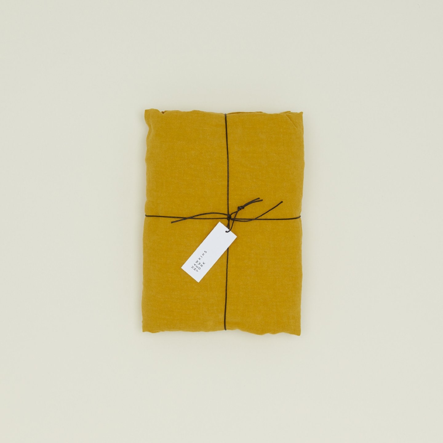 Simple Linen Duvet - Mustard