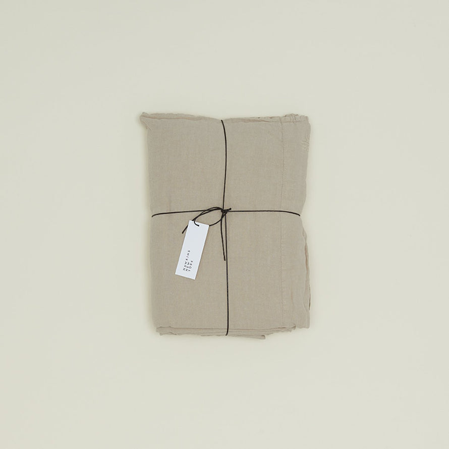 Simple Linen Flat Sheet - Flax