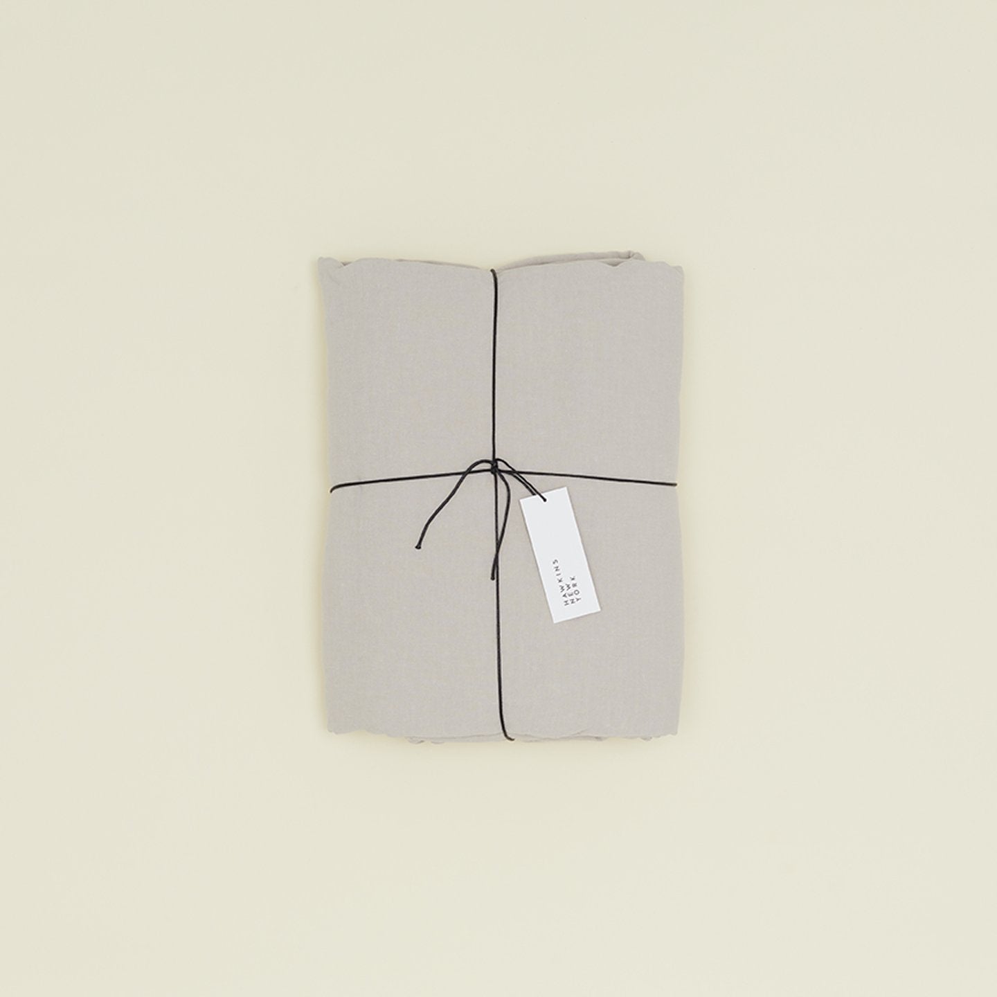Simple Linen Duvet - Light Grey