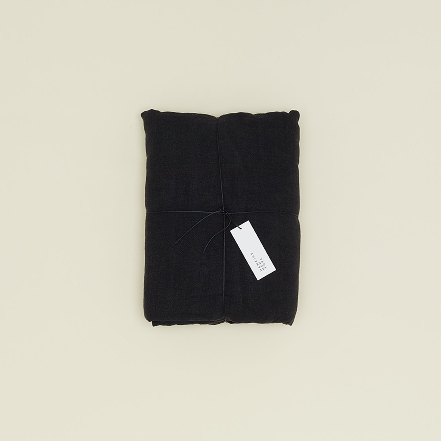 Simple Linen Duvet - Black