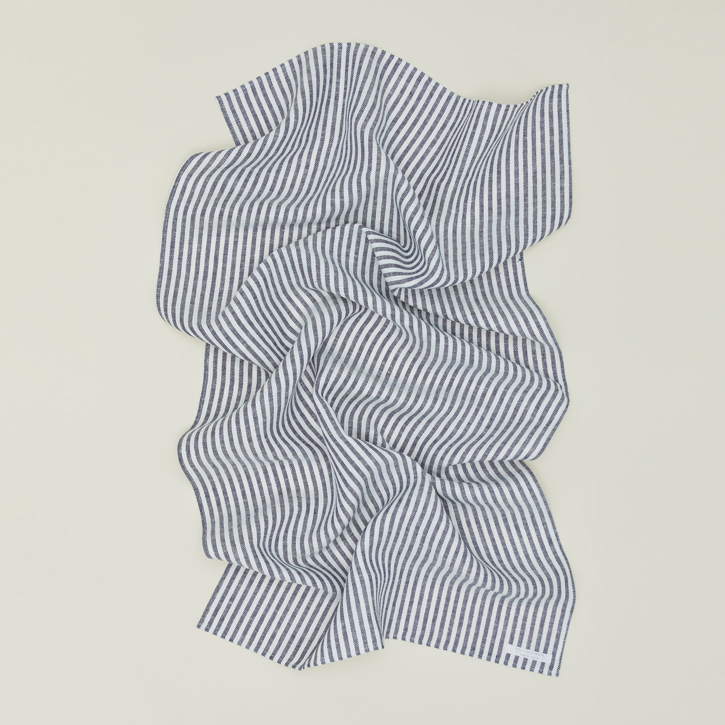 Chambray Linen Towel - Navy