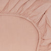 Simple Linen Fitted Sheet - Blush