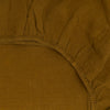 Simple Linen Fitted Sheet - Bronze