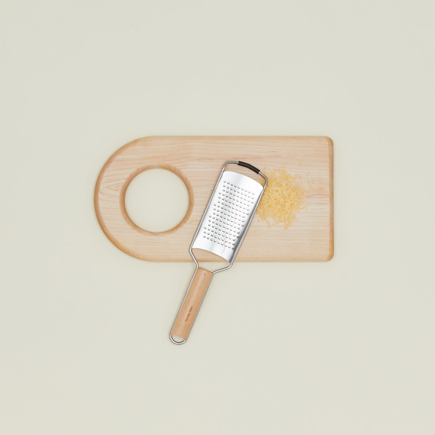 Metal + Wood Cheese Grater