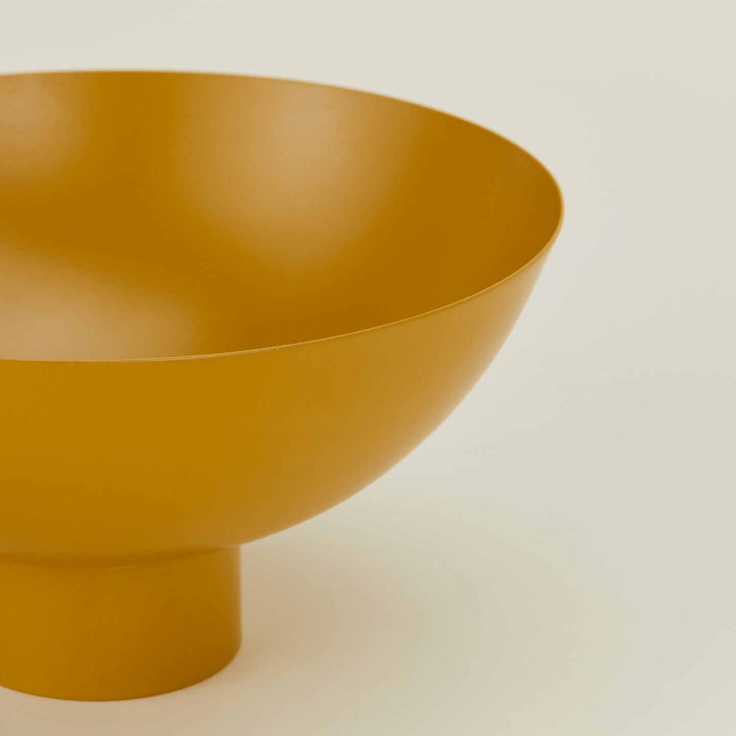 Essential Footed Bowl - Mustard