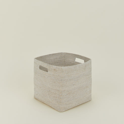 Essential Square Basket - White