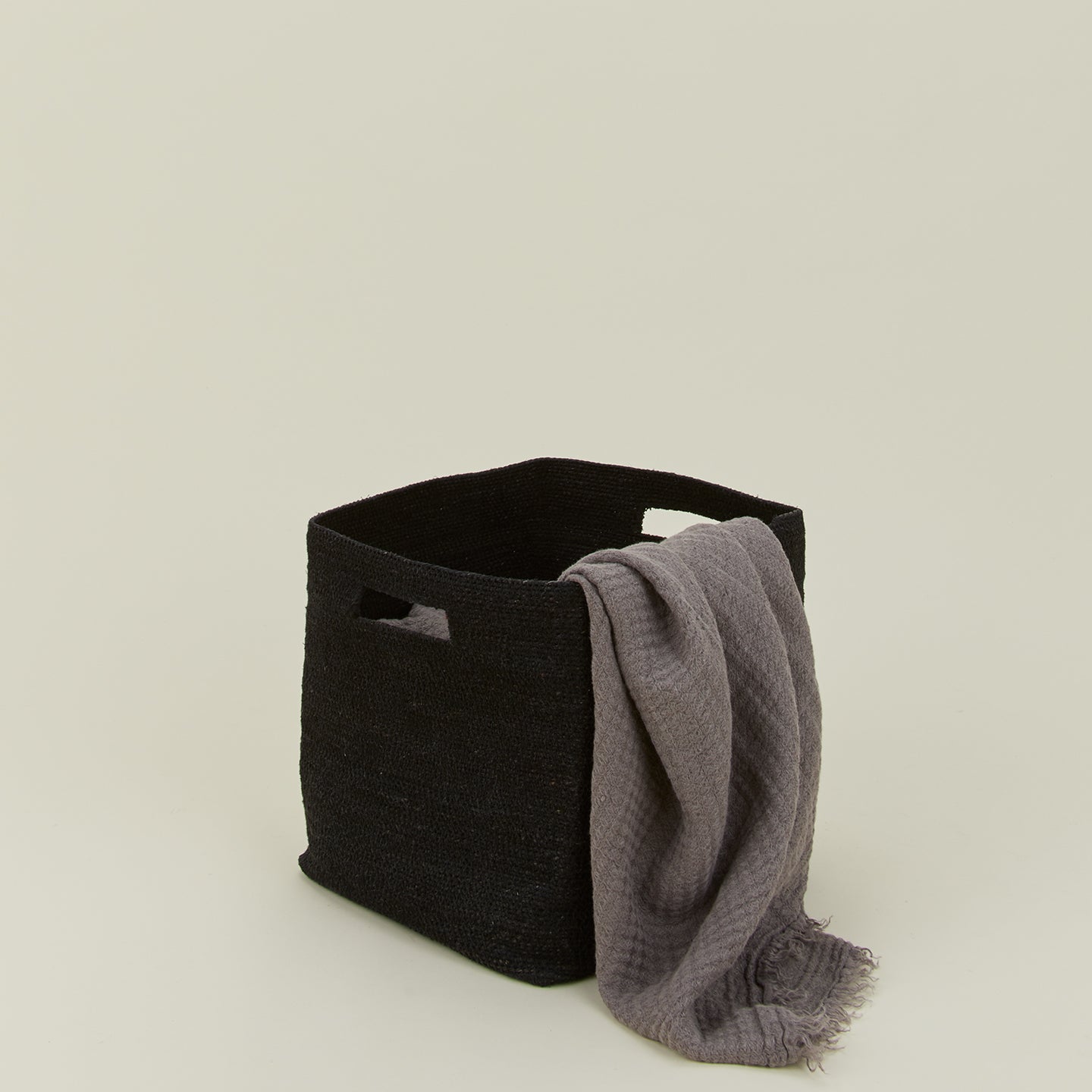 Essential Square Basket - Black