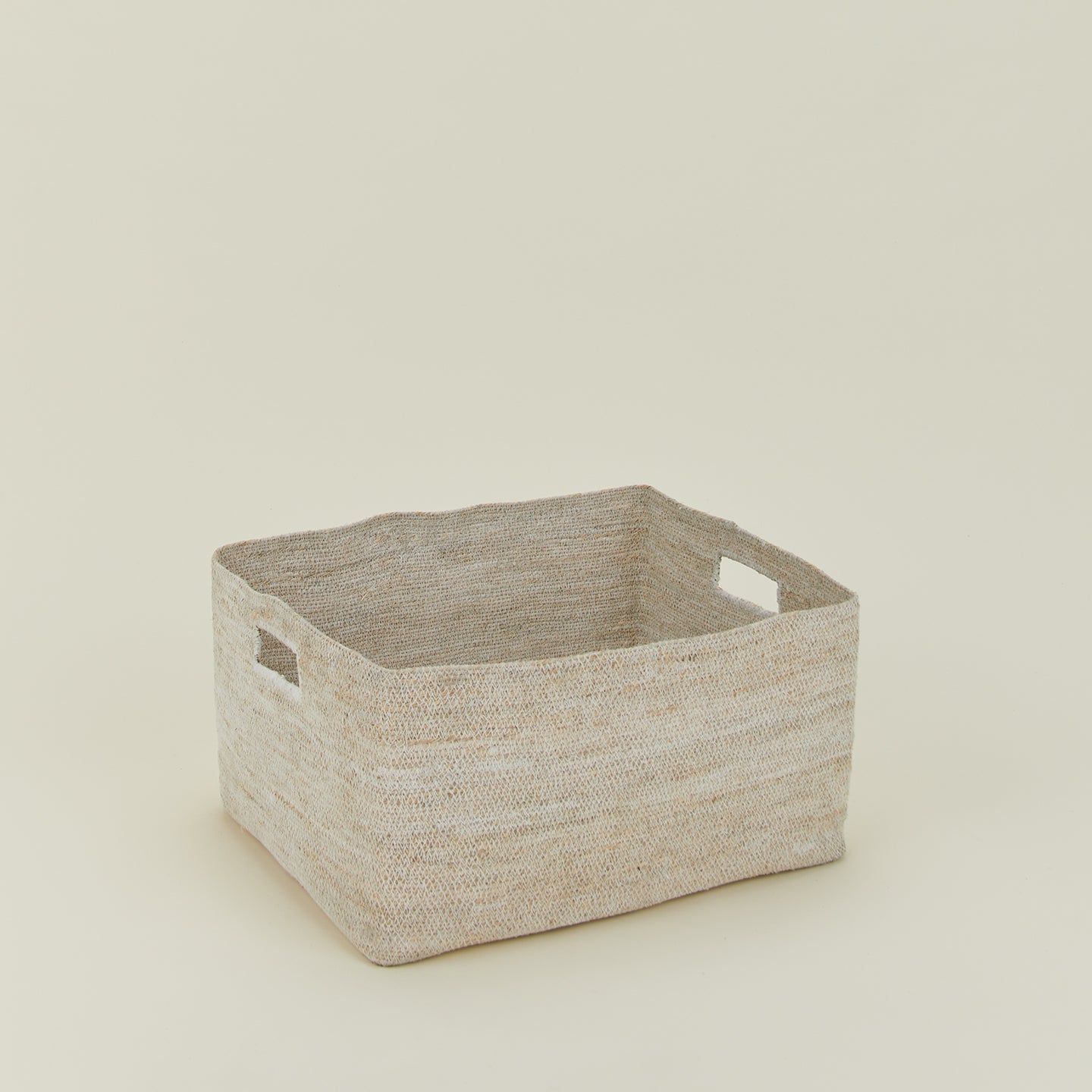 Essential Low Basket - White