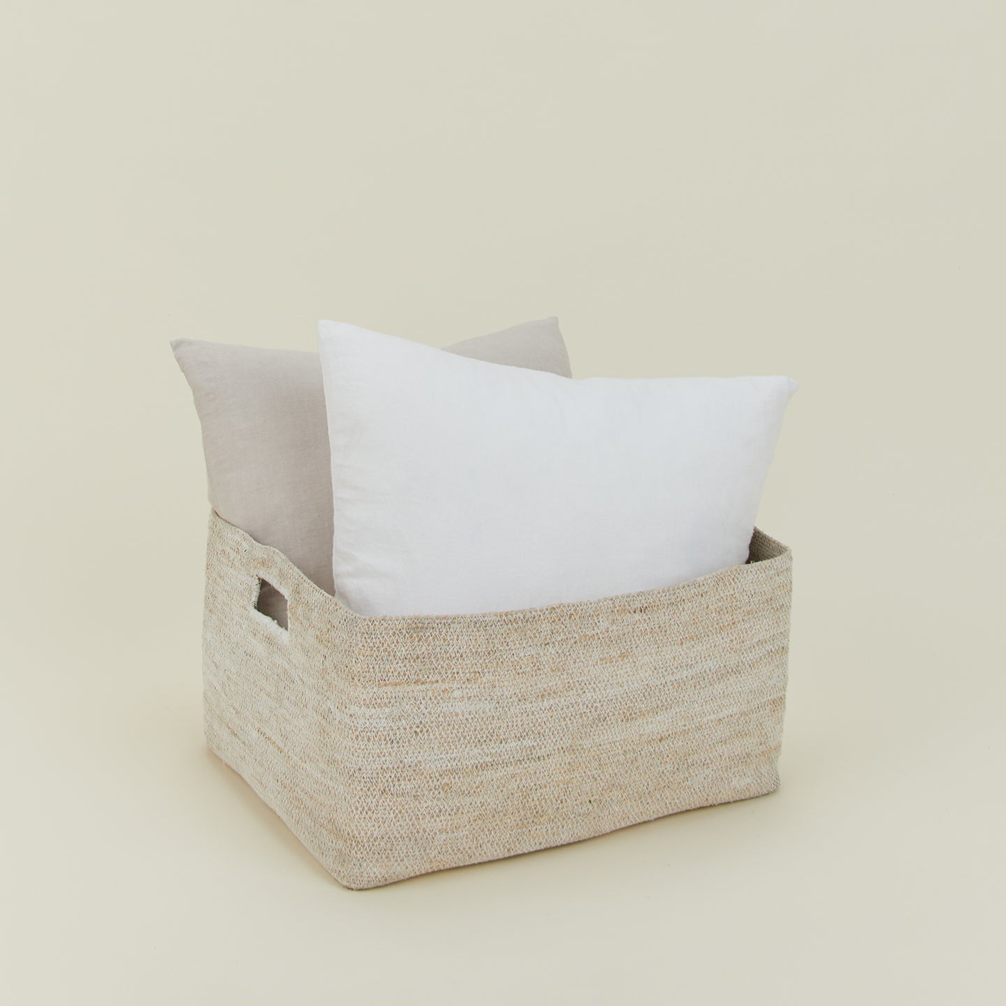 Essential Low Basket - White