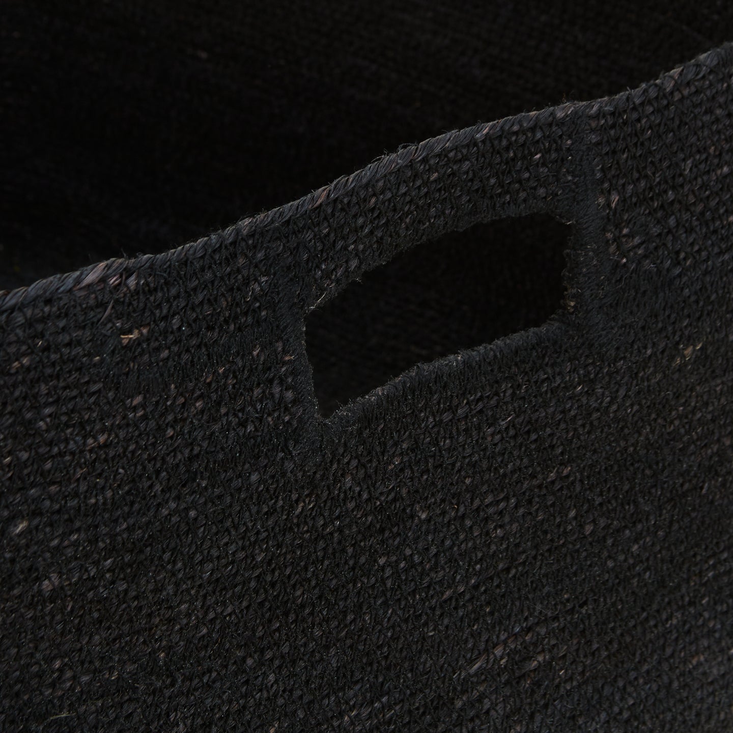 Essential Square Basket - Black