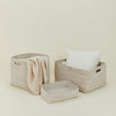 Essential Low Basket - White
