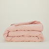 Simple Linen Duvet - Blush