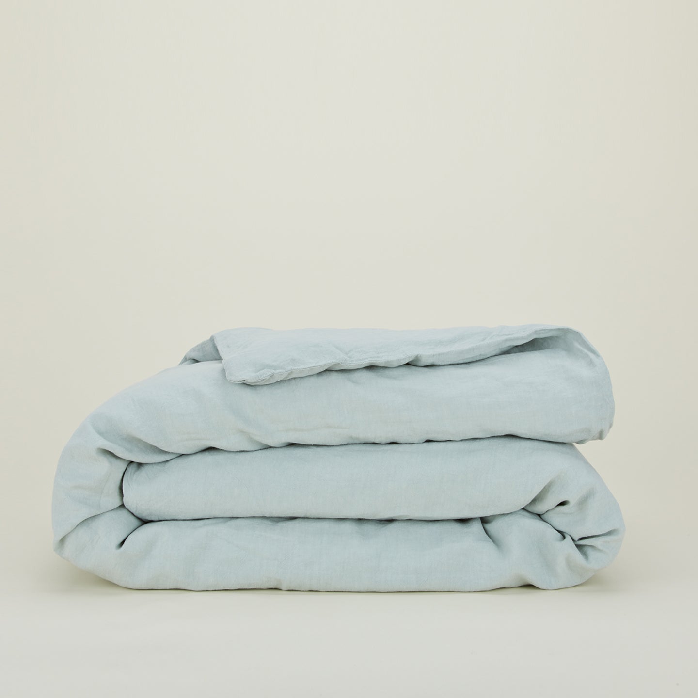 Simple Linen Duvet - Sky