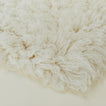 Flokati rug detail