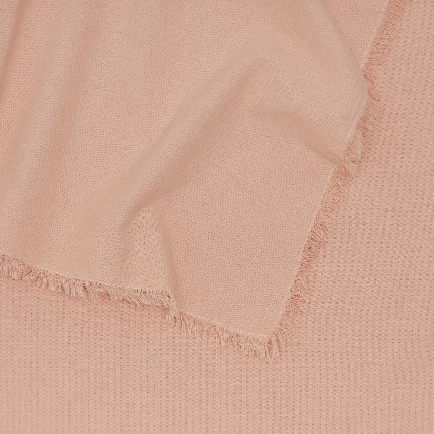 Close up of Essential Striped Tablecloth in Blush.
