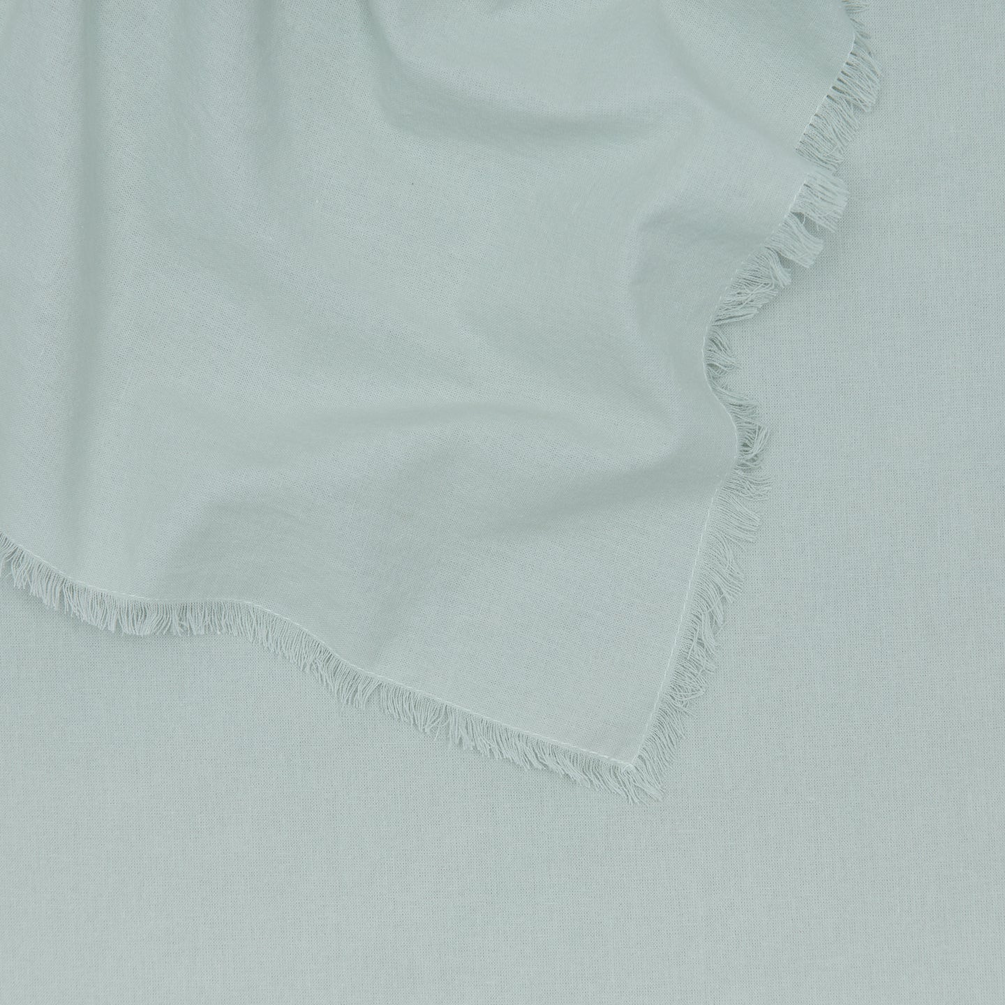 Close up of Essential Striped Tablecloth in Sky.