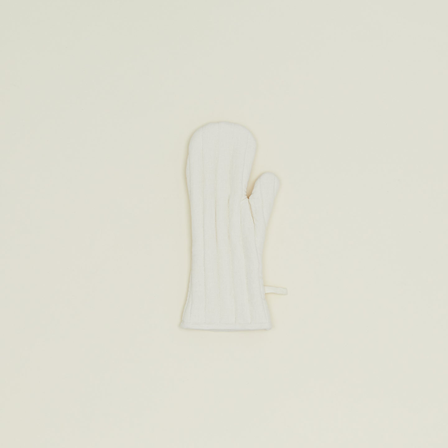 Simple Linen Oven Mitt - Ivory
